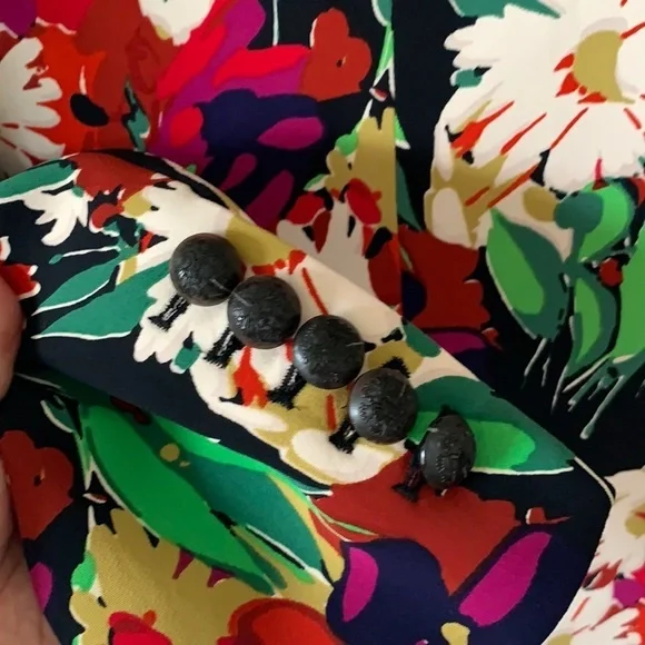 Veronica Beard Floral Miller Dickey Blazer - Picture 9 of 12